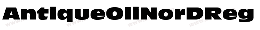 AntiqueOliNorDReg Re字体转换